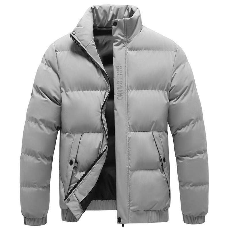 Franks warme, gesteppte Daunenjacke für Herren