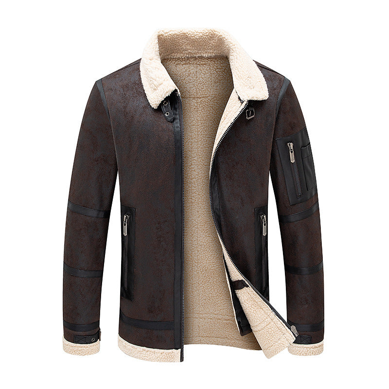 Herrenjacke Max: Gefütterte Winter- und Herbstjacke aus Fleece