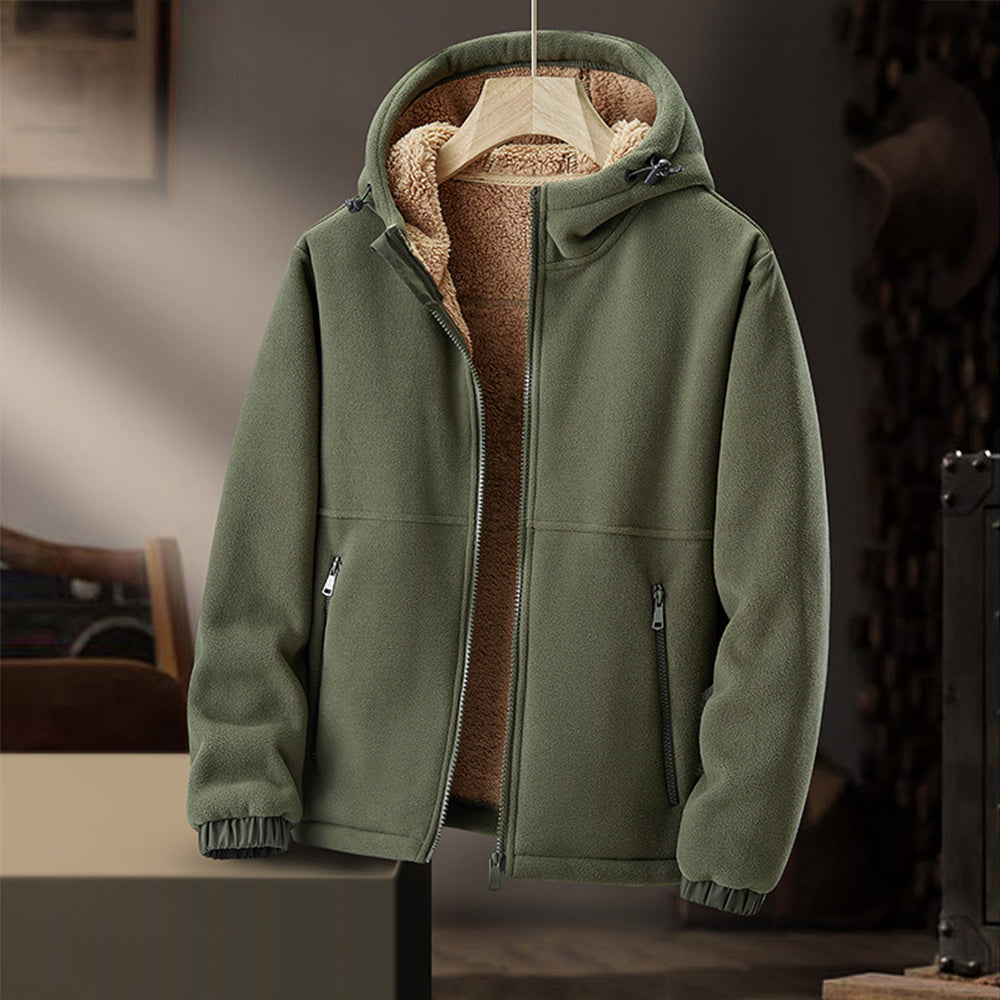 Dicke Sherpa Kapuzenjacke von Karlheinz