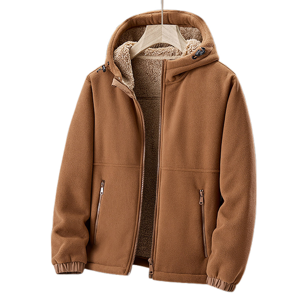 Dicke Sherpa Kapuzenjacke von Karlheinz
