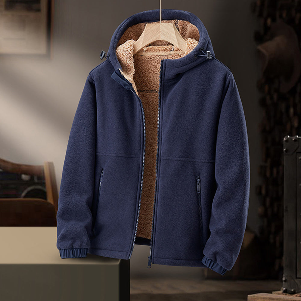 Dicke Sherpa Kapuzenjacke von Karlheinz