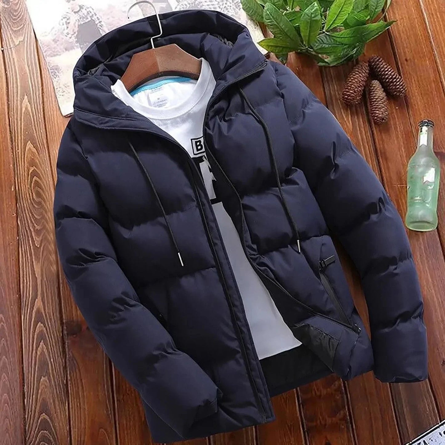 Herren Wintermantel mit Kapuze von Klausner