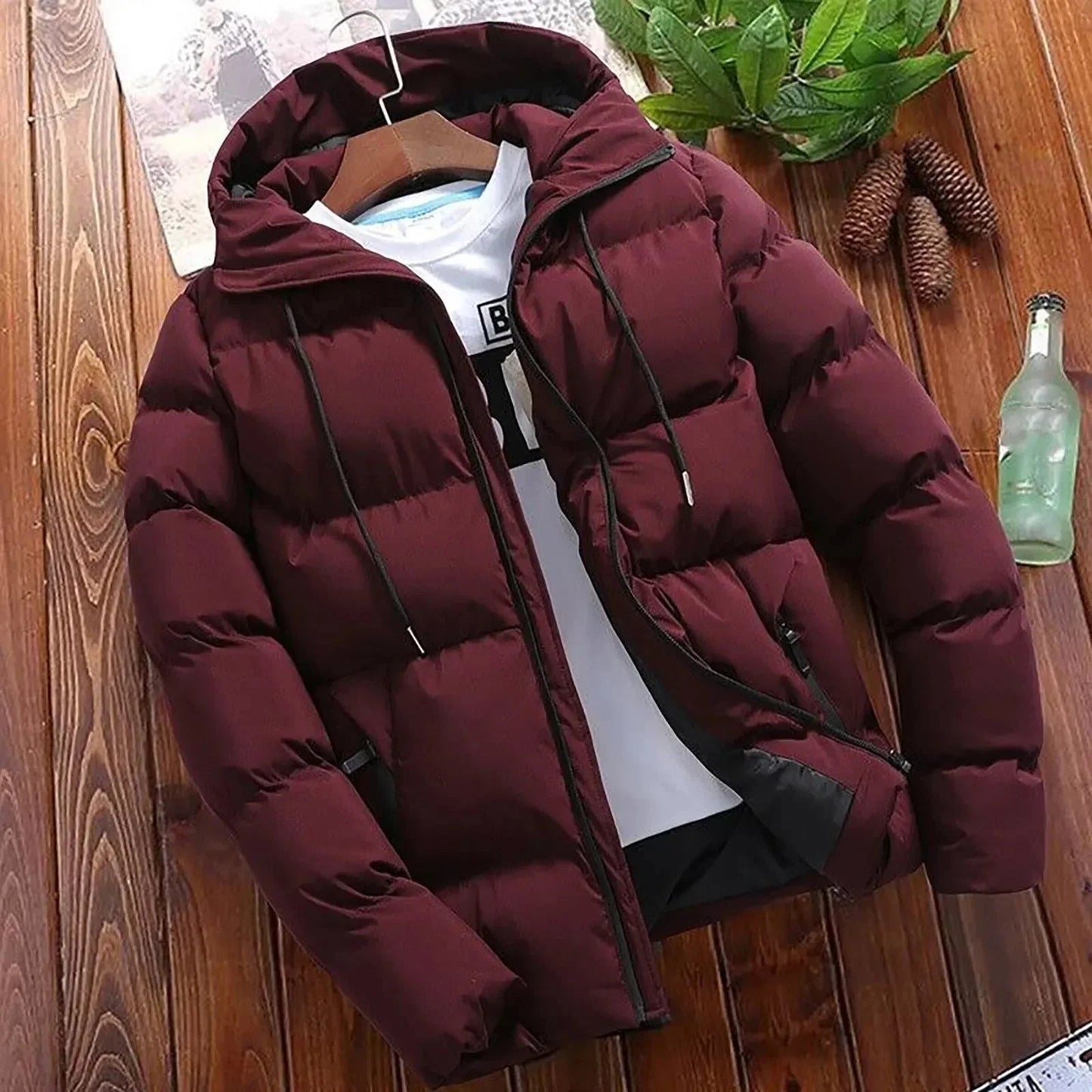 Herren Wintermantel mit Kapuze von Klausner