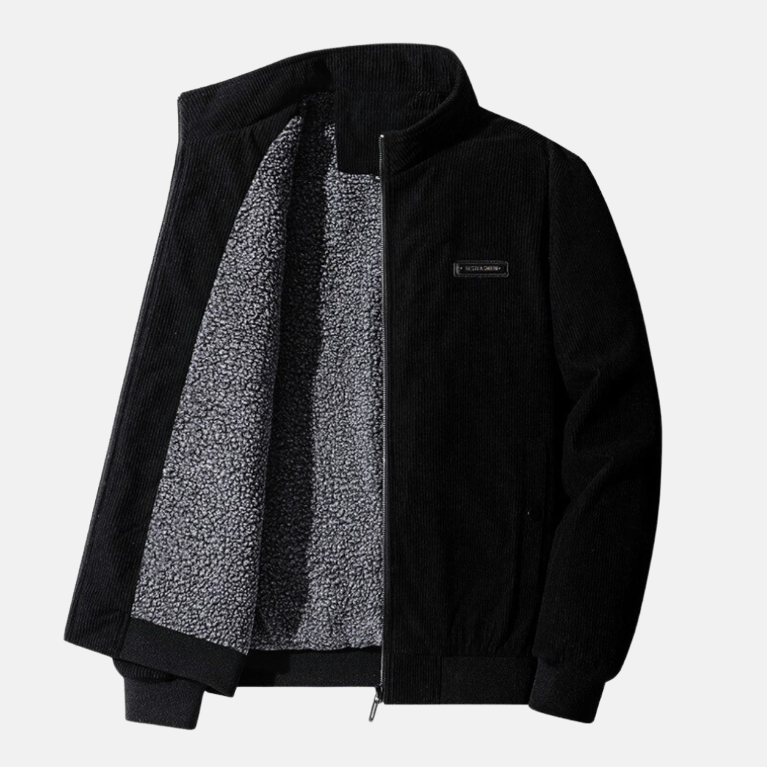 Individuelle warme Cordjacke für Herren - Ulli