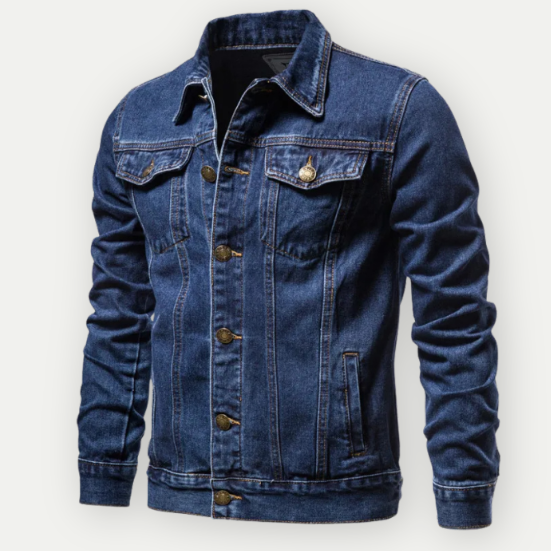 Stilzeits | Herren Denim-Jacke - Klassischer Stil für Übergangszeiten