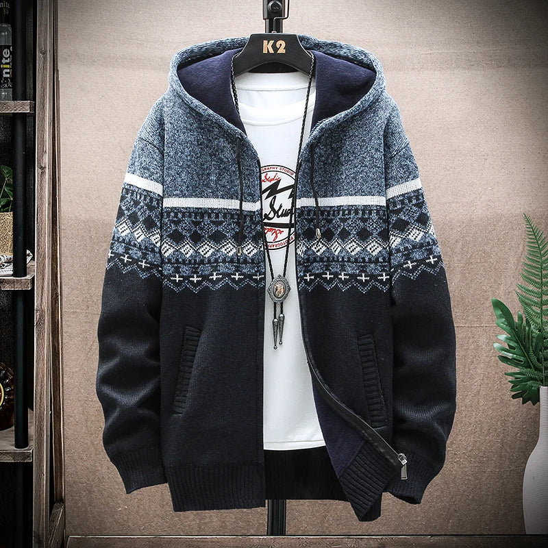 Winterjacke Theobald im modernen Karomuster