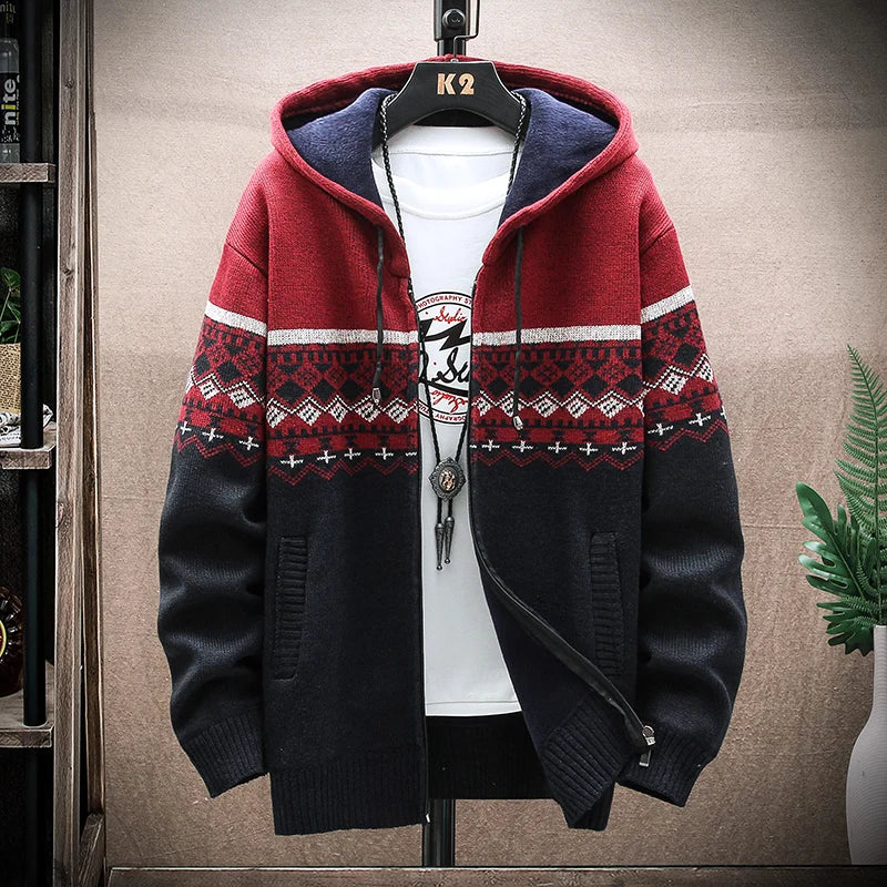 Winterjacke Theobald im modernen Karomuster