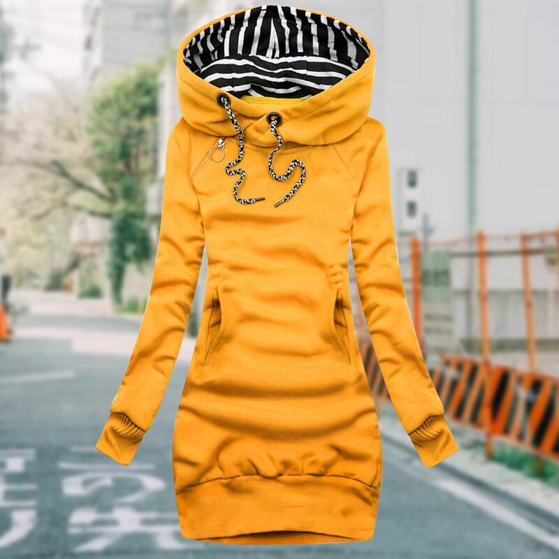Wintertaugliches, extragroßes, langärmliges Sweatshirt