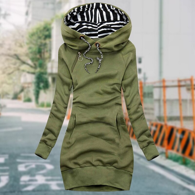 Wintertaugliches, extragroßes, langärmliges Sweatshirt