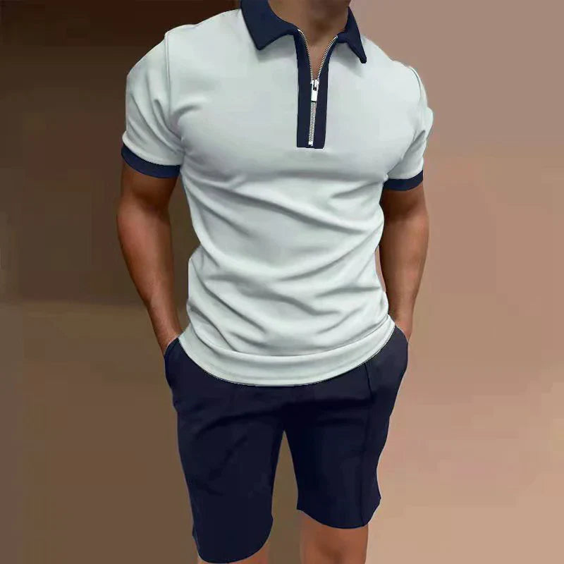 Sommer-Set: schickes Herren-Hemd und kurze Hose - Rikard
