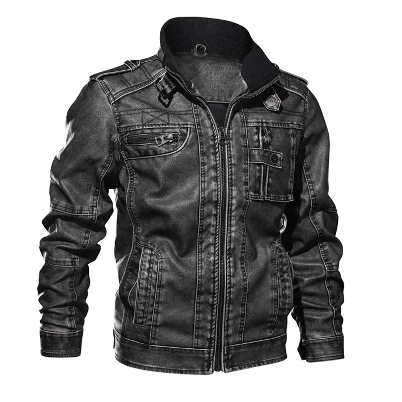 Männer Lederjacke Edvin - Stylisch