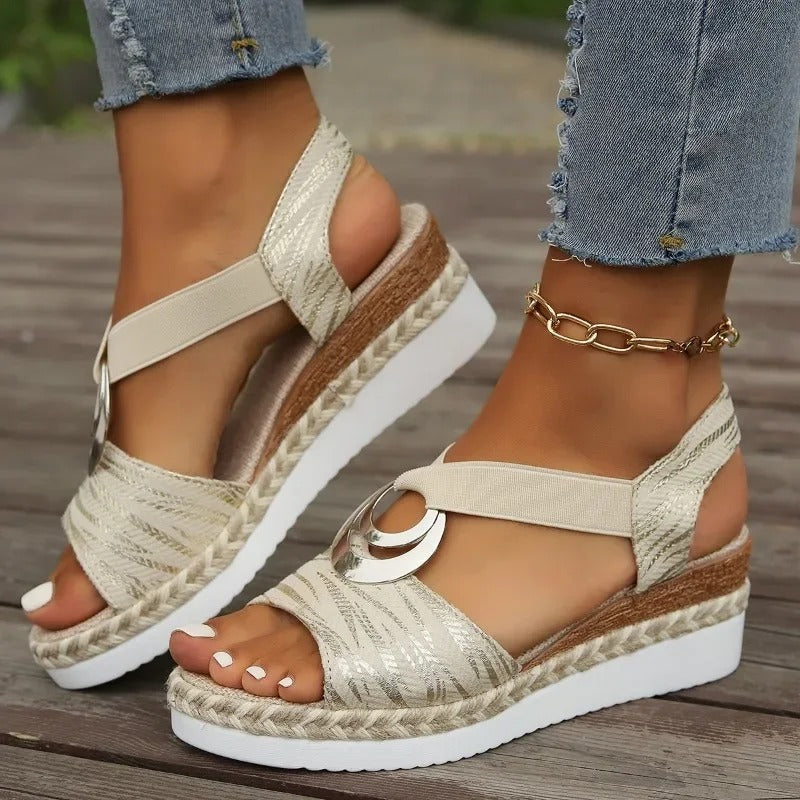 Adeline - Damen Sandalen mit Keilabsatz