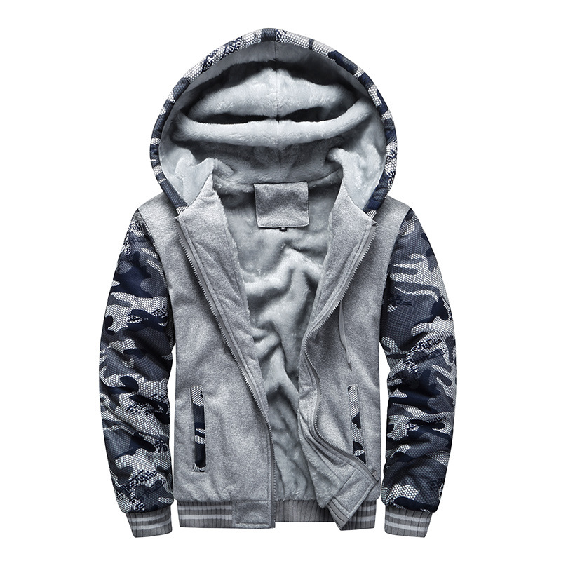 Kuschelige Fleecejacke mit Kapuze - Oleg