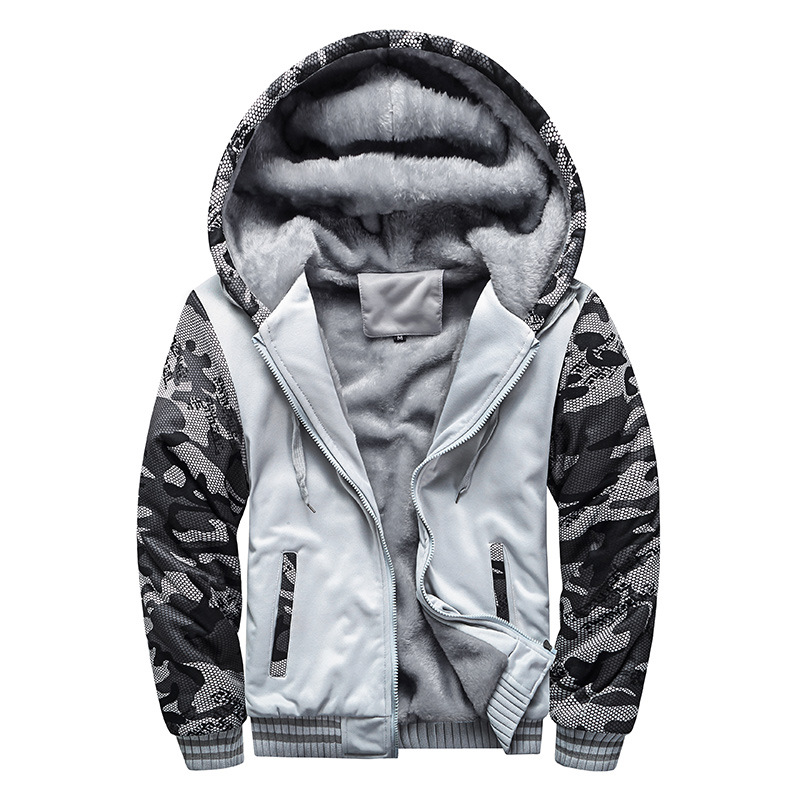 Kuschelige Fleecejacke mit Kapuze - Oleg
