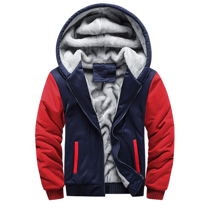 Kuschelige Fleecejacke mit Kapuze - Oleg