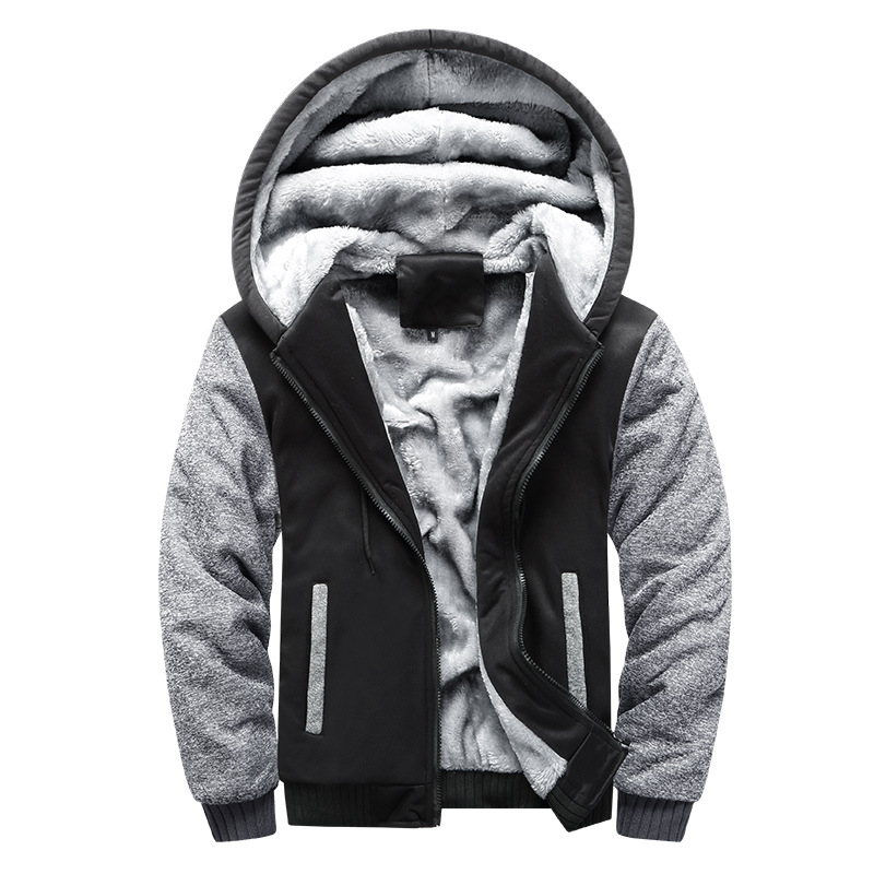 Kuschelige Fleecejacke mit Kapuze - Oleg