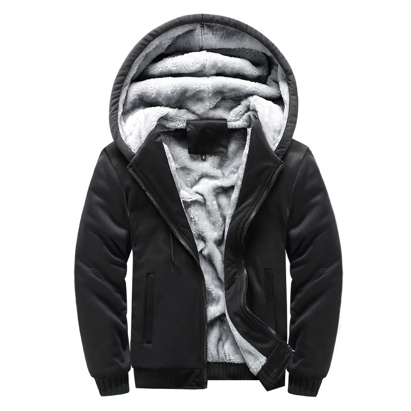 Kuschelige Fleecejacke mit Kapuze - Oleg