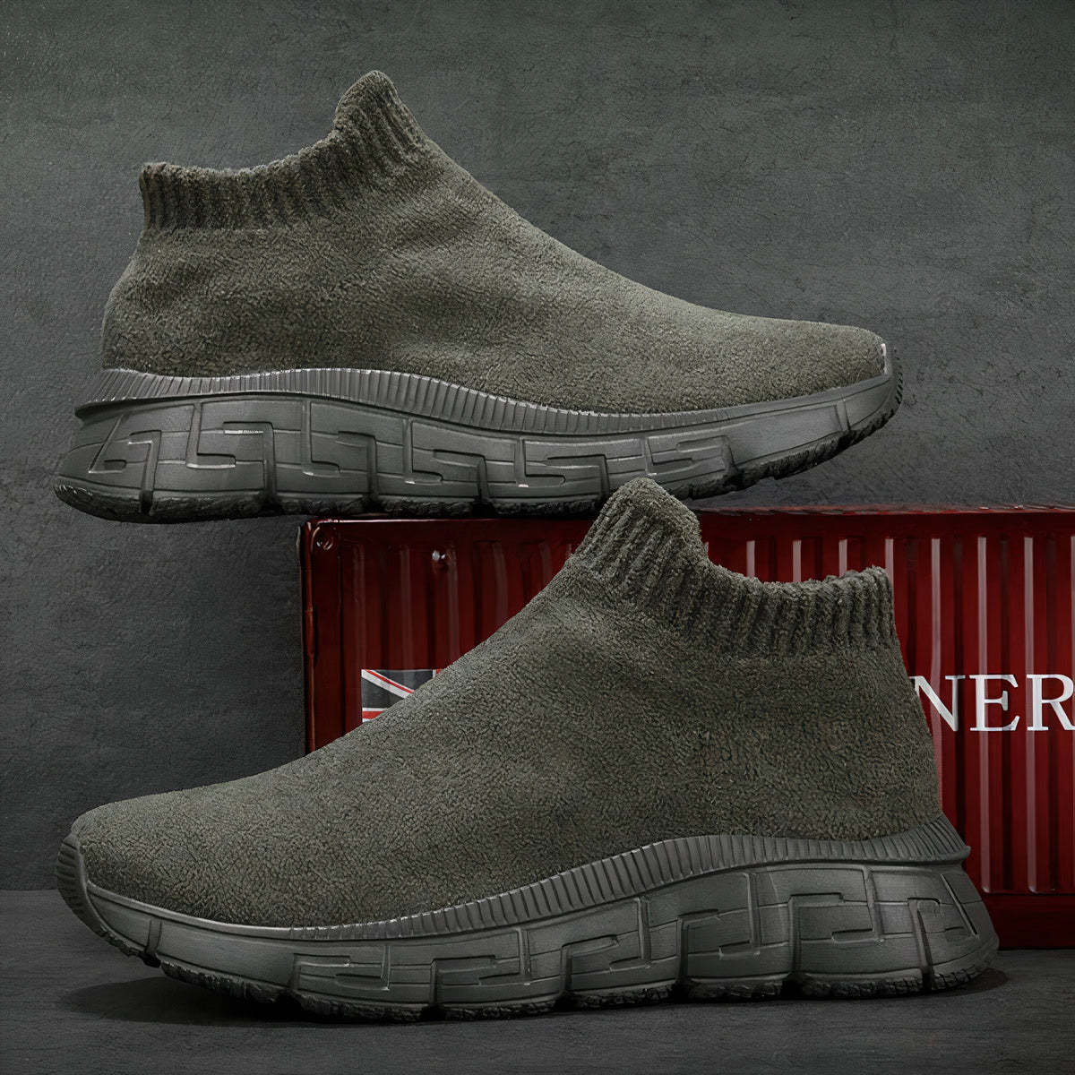 Stylische Herren-Sneaker, warm gefüttert - Meinrad