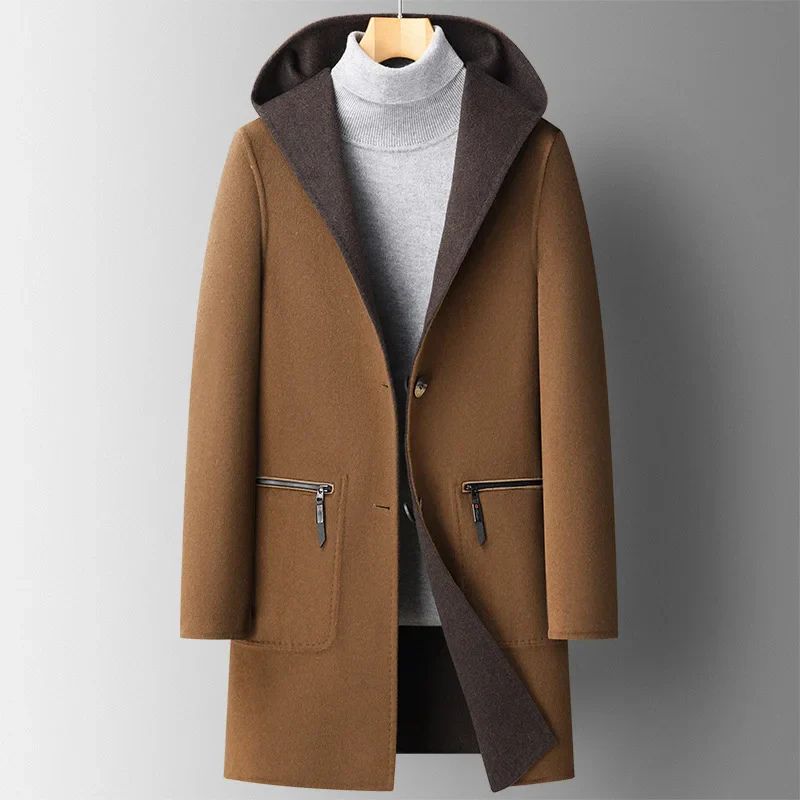 Herren Winterjacke mit Kapuze - Modell Leon