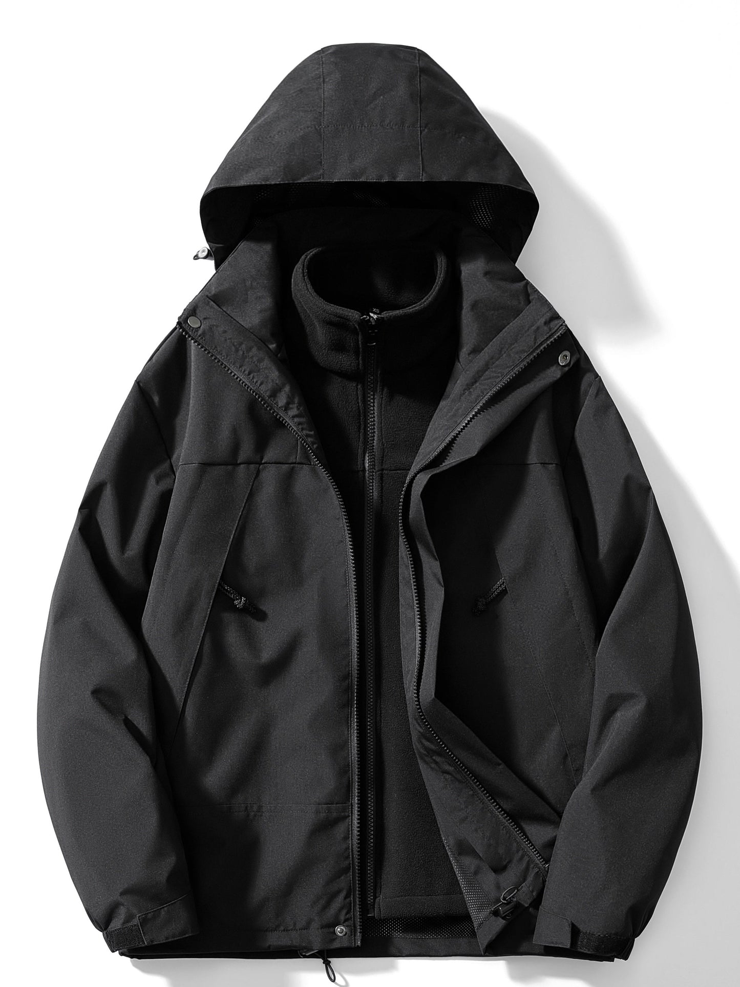 Warme, wasserdichte Winterjacke mit 3 Lagen – Godric