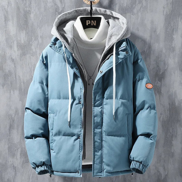 Wasserdichte und winddichte Herrenjacke mit Kapuze – Michael