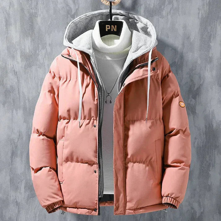 Wasserdichte und winddichte Herrenjacke mit Kapuze – Michael