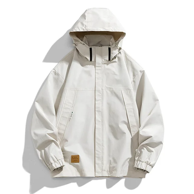 Stilzeits | Wetterfeste Outdoorjacke mit Kapuze für Herren