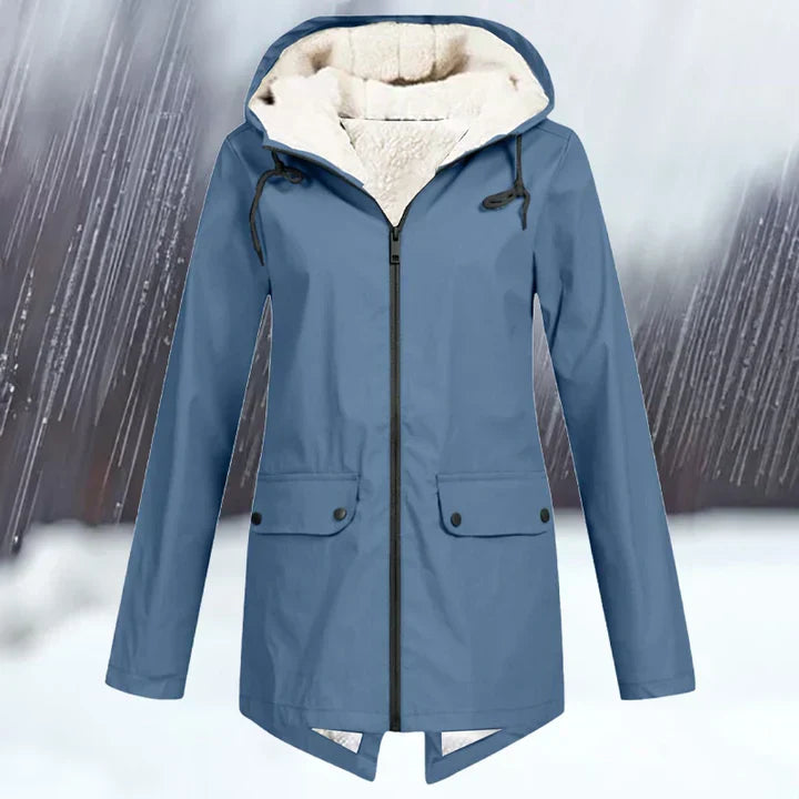 Stilzeits | Wind und Wasserdichte Jacke mit Kapuze und Verdickung