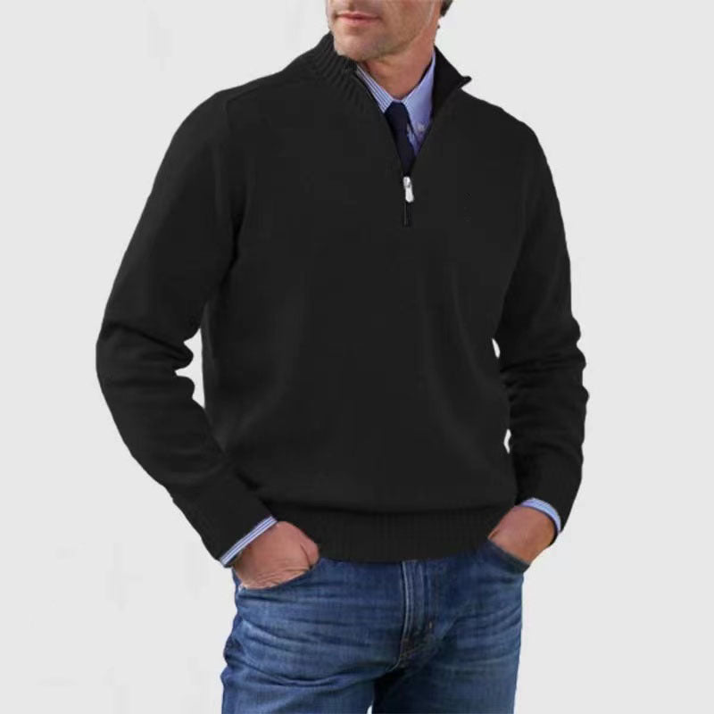 Ricky – Herren-Zipperjacke aus Strick