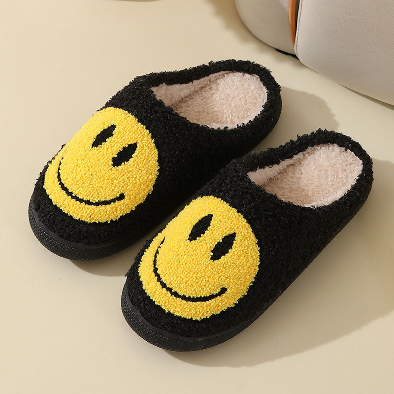 Unisex Hausschuhe Mit Smiley-Muster | Winter