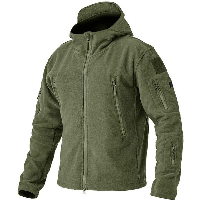 Herren Fleecejacke für draußen, winddicht