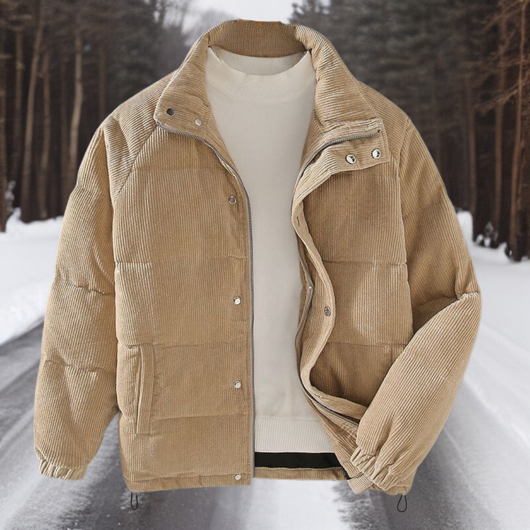 Winterwarme Kordjacke von Fibo