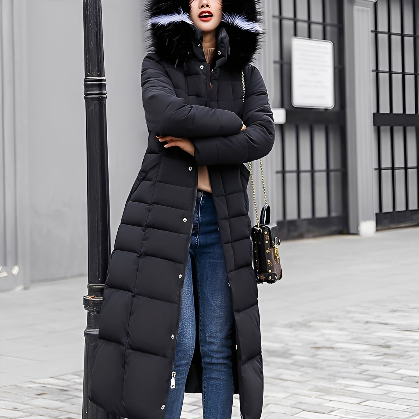 Stilzeits | Weicher gepolsterter Wintermantel für Frauen