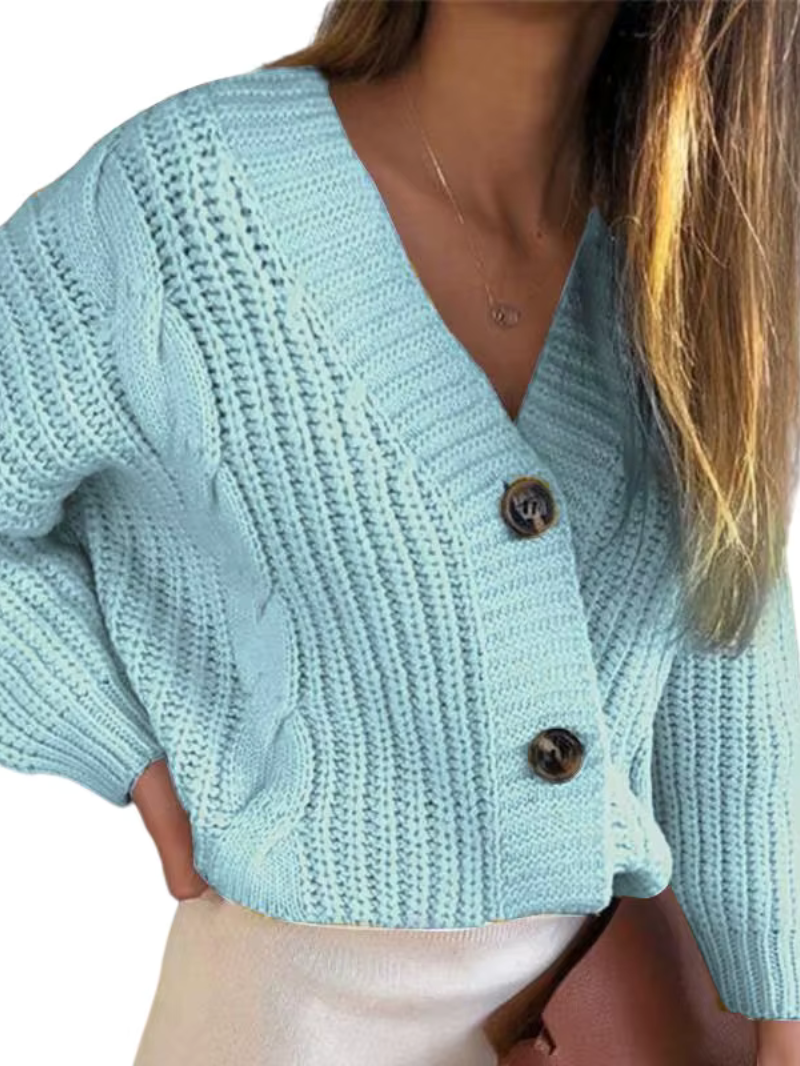 Stilzeits | Der Grobe Strickcardigan mit Zopfmuster & Charakter