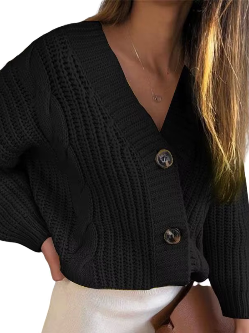 Stilzeits | Der Grobe Strickcardigan mit Zopfmuster & Charakter