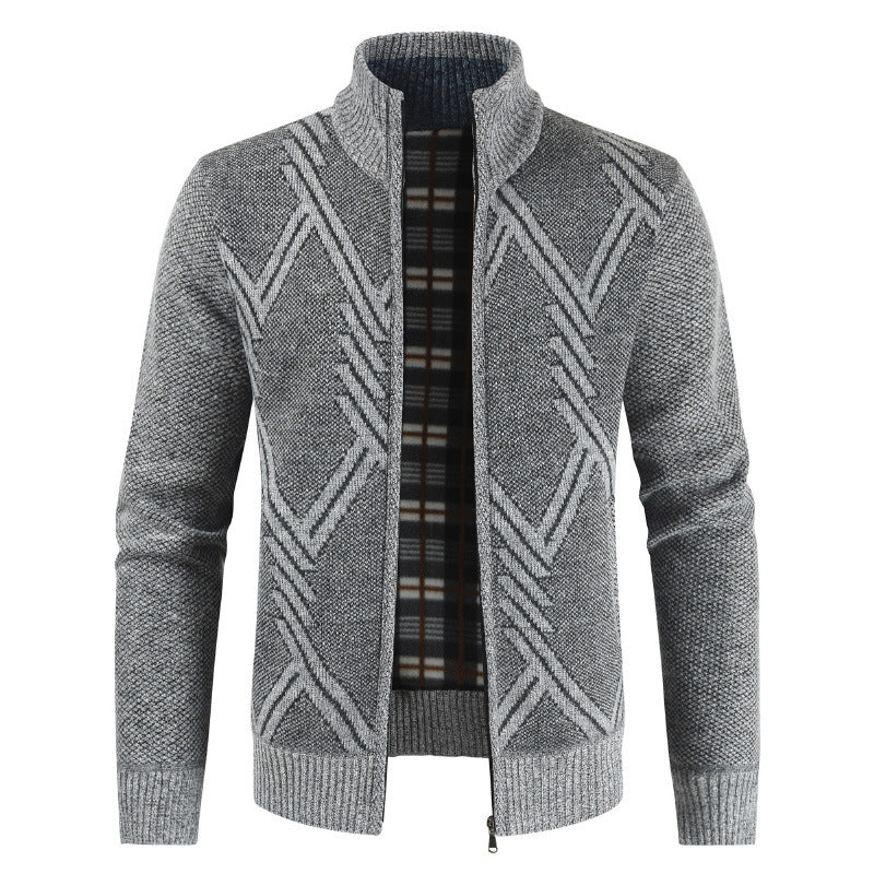 Herren modischer Strickjacke mit modernem Design Stilzeits
