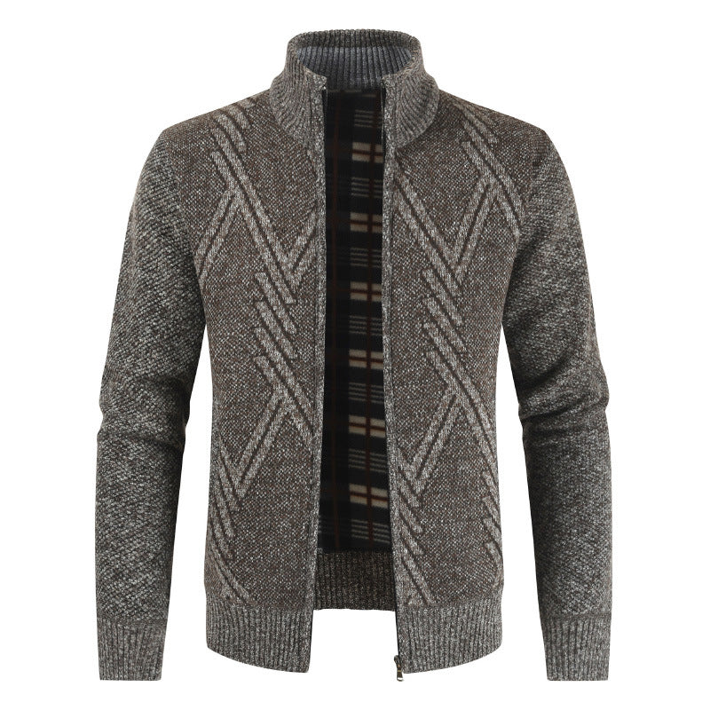 Herren modischer Strickjacke mit modernem Design Stilzeits