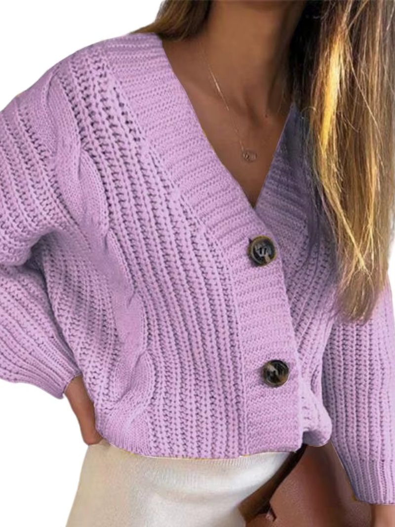 Stilzeits | Der Grobe Strickcardigan mit Zopfmuster & Charakter