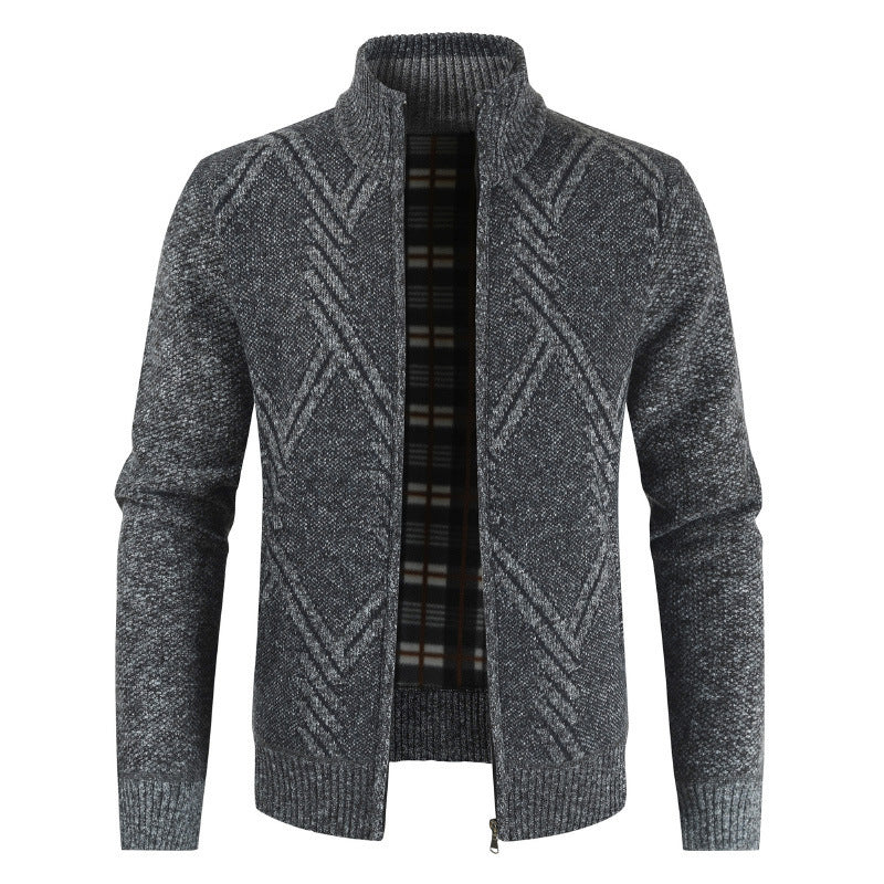 Herren modischer Strickjacke mit modernem Design Stilzeits