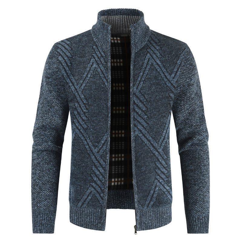 Herren modischer Strickjacke mit modernem Design Stilzeits