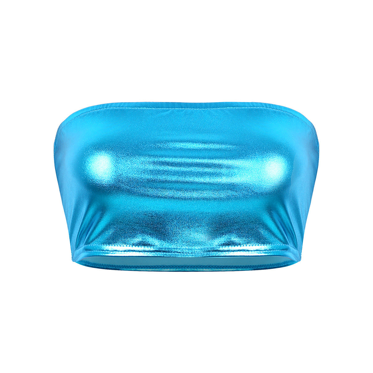 Damen Bustier im schimmernden Metallic-Design Stilzeits