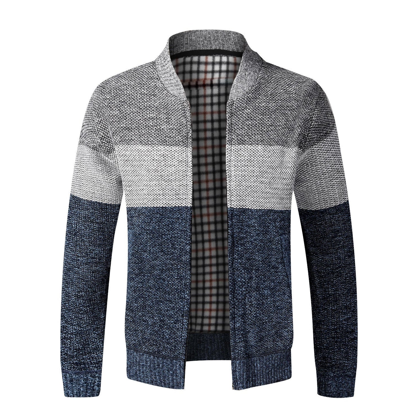 Herren sportlicher Strickcardigan mit modernem Design Stilzeits