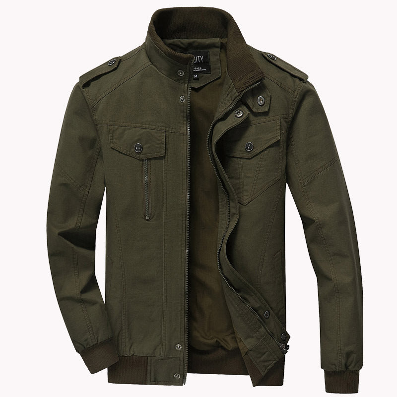 Stilzeits | Herrenjacke Baumwolle Militär Casual