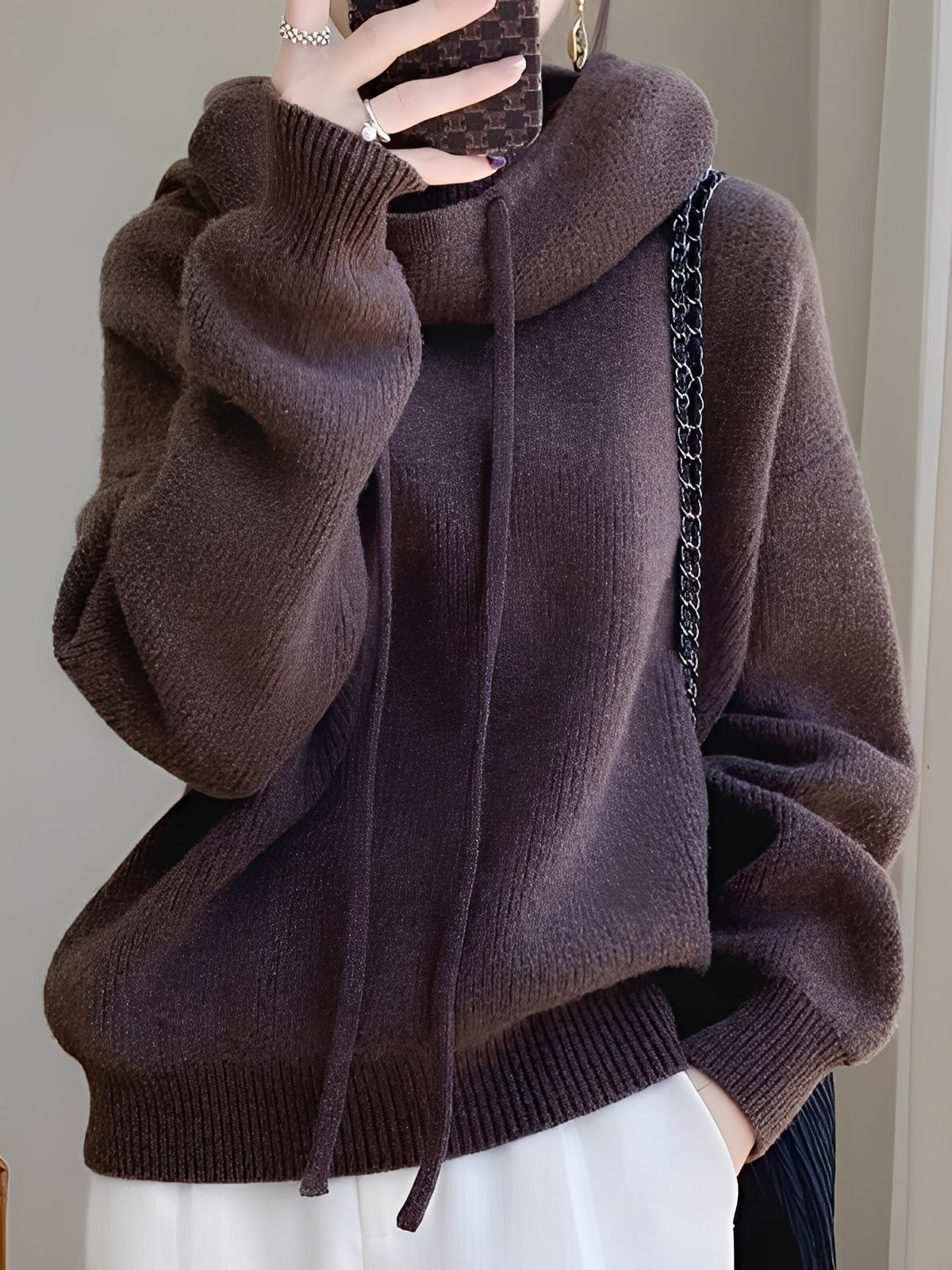 Stilzeits | Warme, weiche Woll-Hoodie für Frauen