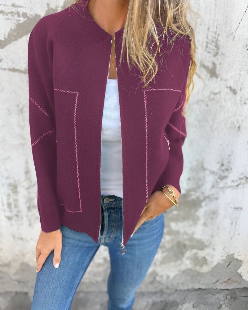 Stilzeits | Zip-Up Bomberjacke