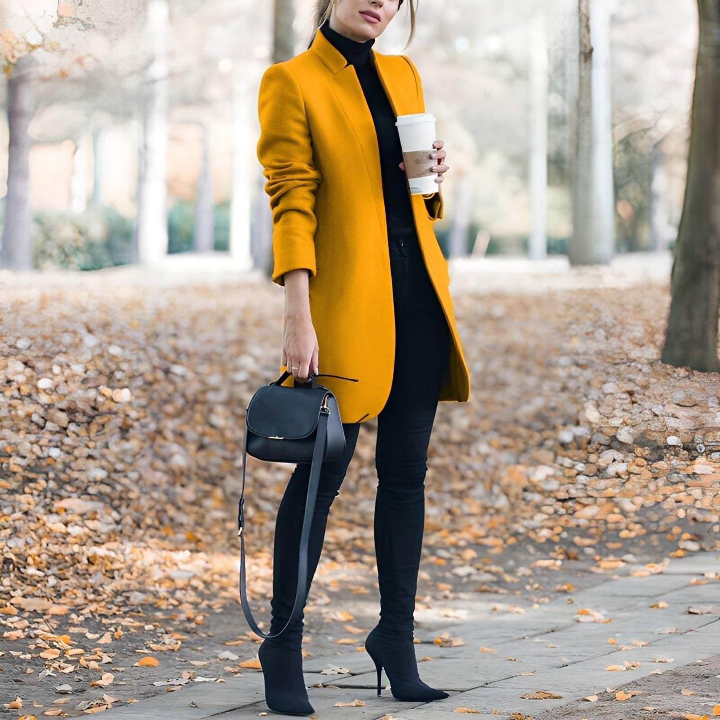 Stilzeits | Lässiger, Bunter Wollblazer für Frauen