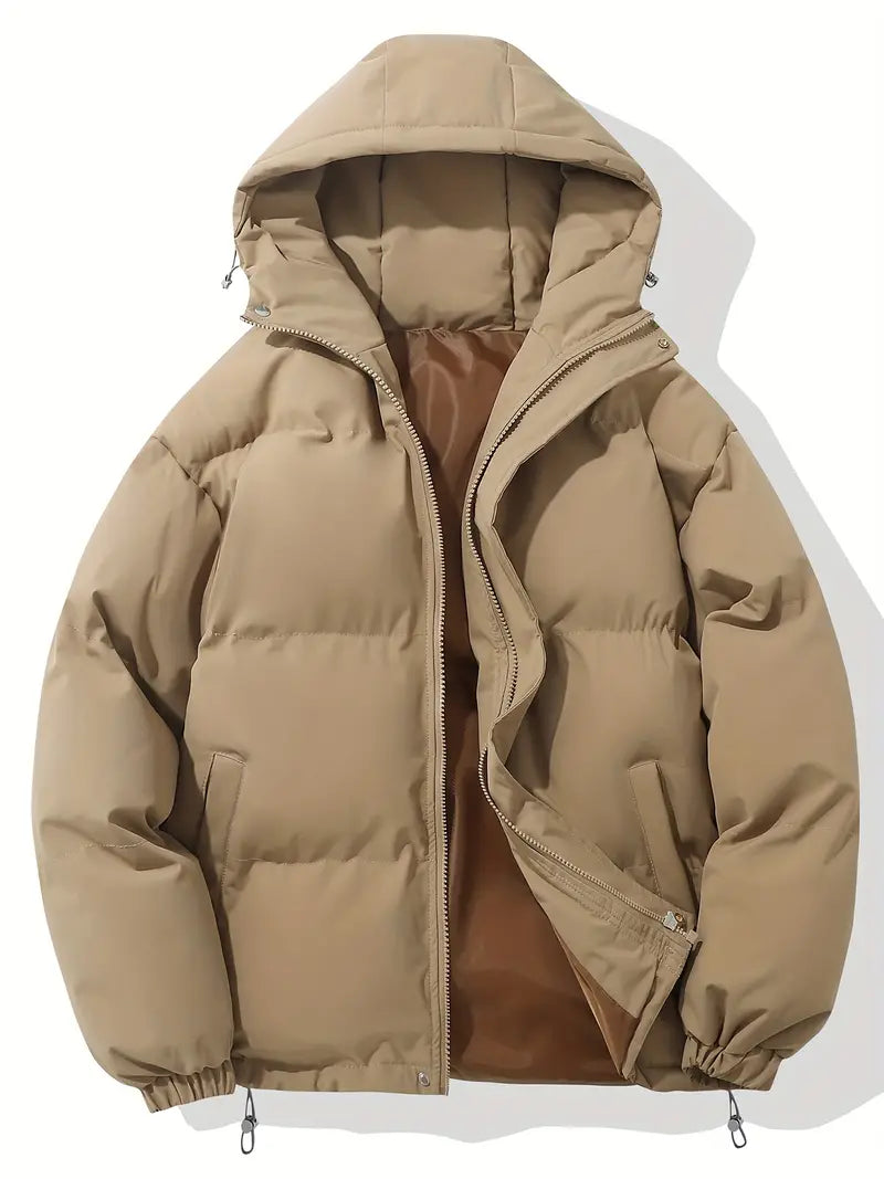 Damen Puffer-Winterjacke - Warme Oberbekleidung mit Kapuze