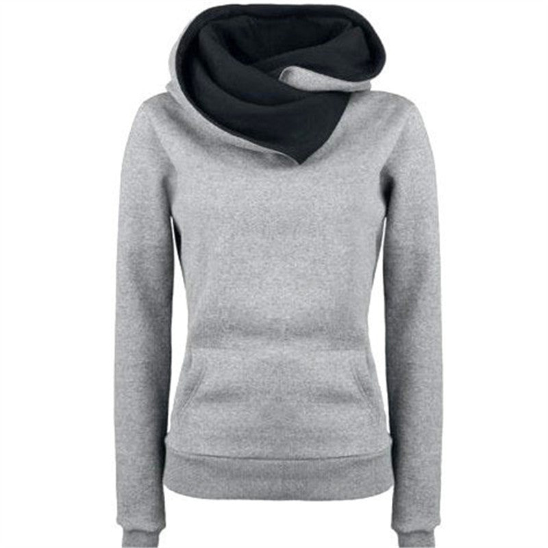 Damen Kapuzenpullover mit asymmetrischem Schnitt Stilzeits