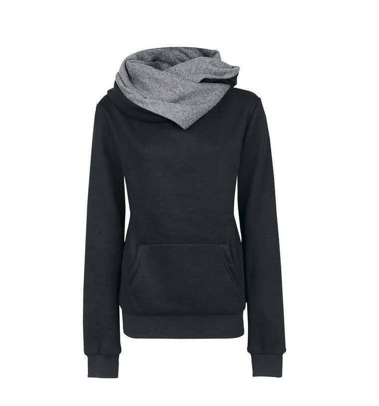 Damen Kapuzenpullover mit asymmetrischem Schnitt Stilzeits