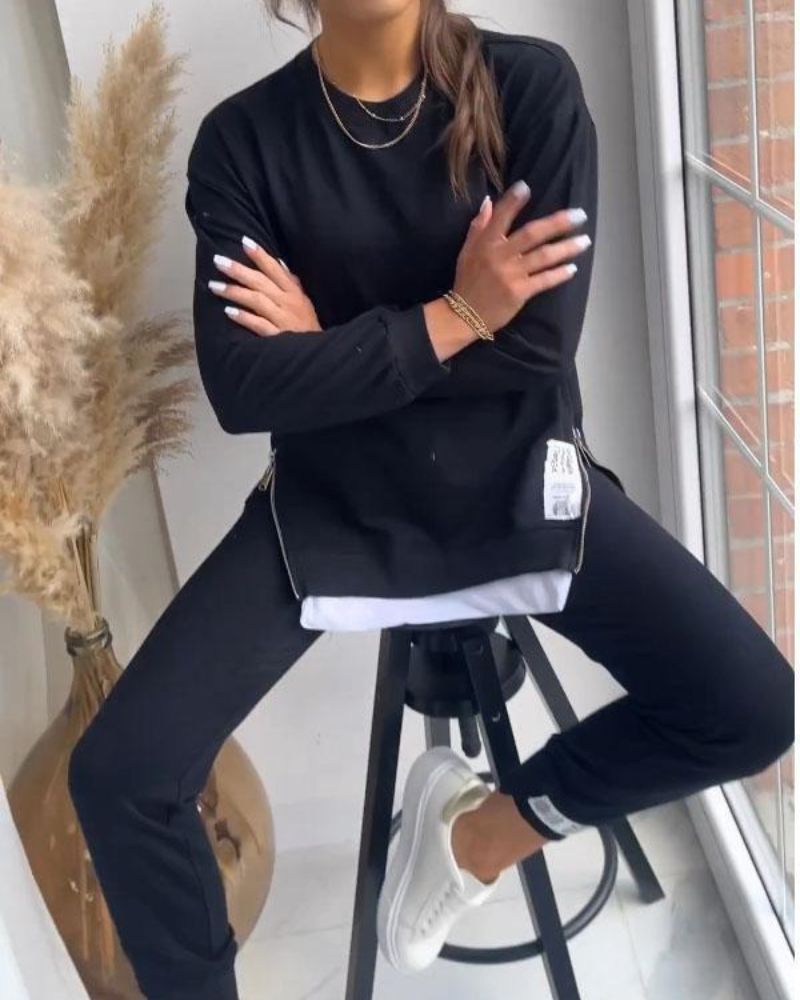 Stilzeits | Sweater und Hose Zweiteiler Set